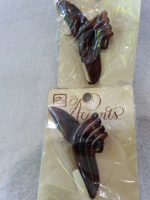 2 pks NEW GOODY 1986 & 1987 Accents Pin up clips (3 3/4")