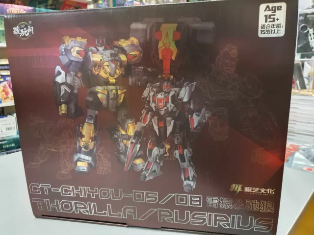 Transformers Masterpiece Cang Toys Ct-Chiyou 05/08 Thorilla/ Rusirius Usato