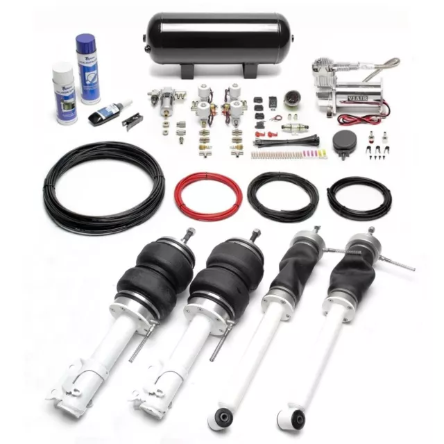 Ta technix Air Suspension+Compressor-Kit Black for VW Corrado Golf II Jetta II