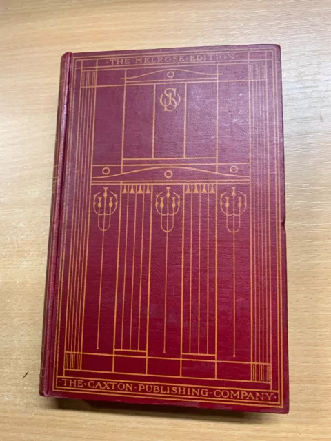 C1920s Sir Walter Scott Compter Robert De Paris Melrose Edition Ancien Livre (P4