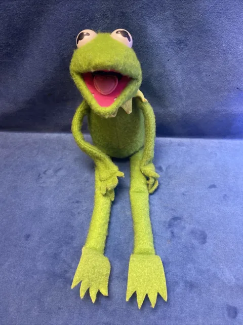 1976 Fisher Price KERMIT Frog Muppets Plush Doll #850 Vintage Jim Henson