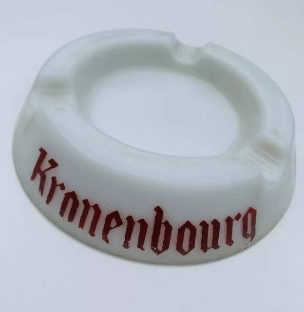 ancien cendrier publicitaire Kronenbourg Opalex Made In France Vintage Ashtray