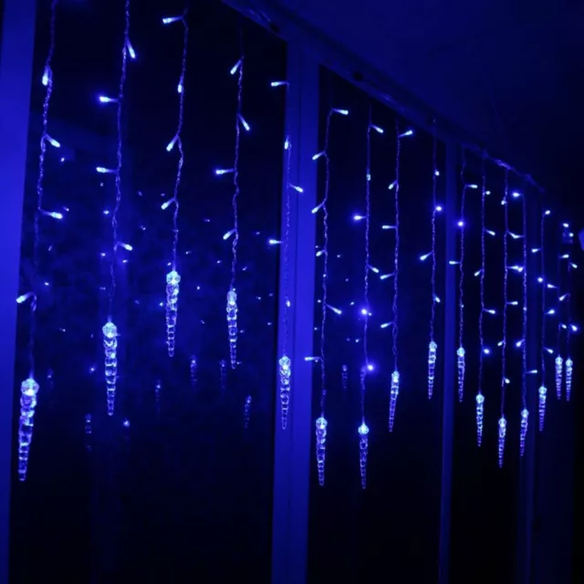 LED String lights Flashing Curtain Waterproof Holiday Connectable Wave Fairy