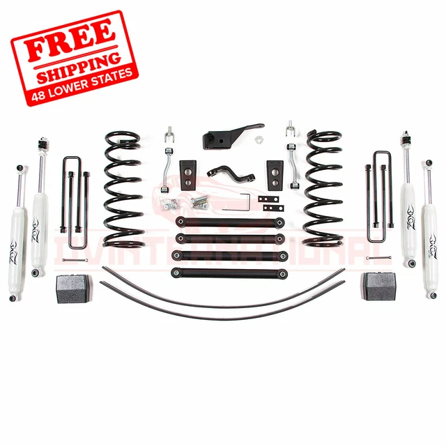 ZONE 5& FRONT & Rear Suspension Lift Kit fits Dodge Ram 1500 4WD 1994