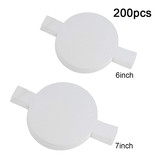 100 Fogli Di Carta Pergamena Rotonda 12,7 Cm - Antiaderente, Resistente Al Calore, Per Forno, Microonde E Friggitrice Ad Aria