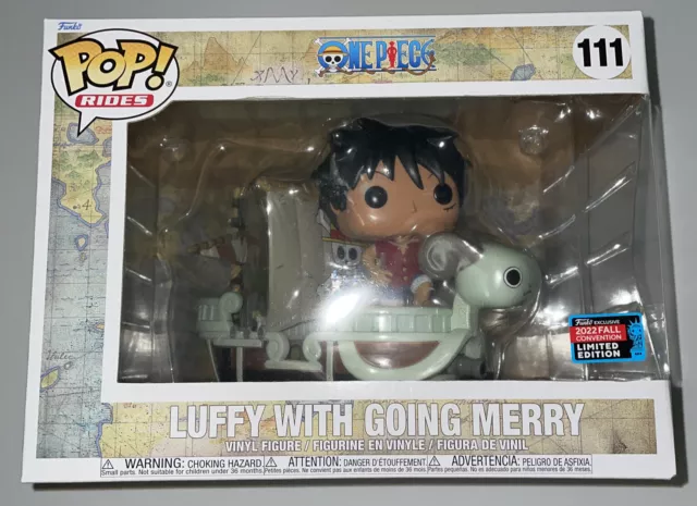 Funko Pop! Rides One Piece Luffy with Going Merry 2022 NYCC Exclusive  Figure #111Funko Pop! Rides One Piece Luffy with Going Merry 2022 NYCC  Exclusive Figure #111 - OFour