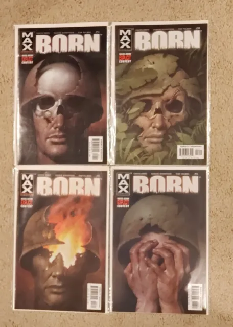 Born #1-4 (2003 Marvel MAX Comics) 1 2 3 4 Complete Set ~ Origin of The Punisher