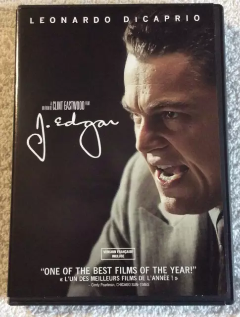 J. Edgar (DVD, 2012, Canadian French) Leonardo Dicaprio