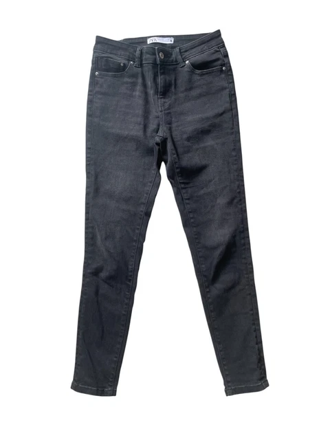 JEAN FEMME NOIR taille haute skinny Zara taille EU 36 UK EUR