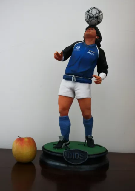 Statuetta Diego Armando Maradona 50cm Il Riscaldamento 19 Aprile 1989 napoli