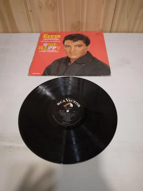 Elvis Presley - Girl Happy - RCA LP LPM 3338 VG ROCK/POP MONO DG INDIANAPOLIS