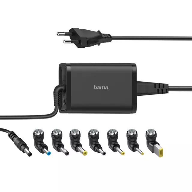 Hama Universale Notebook Alimentazione Adattatore,15-19 V / 45W,Nero,Euro Plug