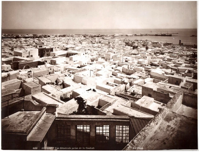 Photo Vintage Argentique De Tunis (Tunisie) - Vue Panoramique - Circa 1940 - Format 9x12 Cm