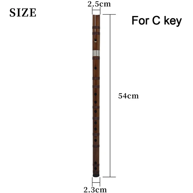 Flauto Dizì Cinese In Legno Di Sandalo Rosso - Chiave C Per Principianti Con Accessori - Foto 6