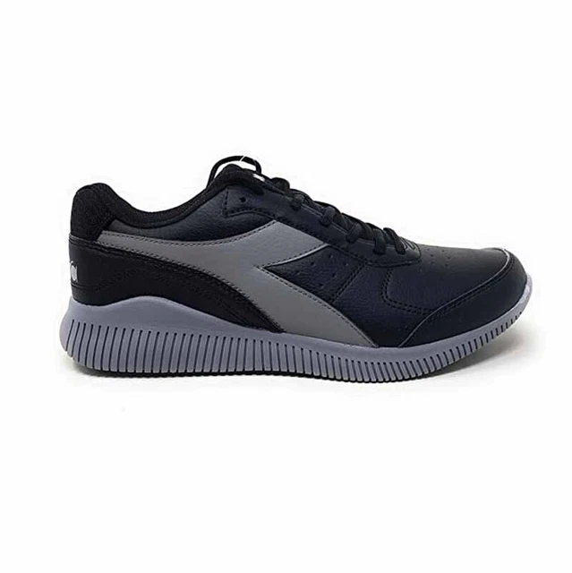 Baskets Diadora Olympia – Couleur Noir/vert Source – Taille UE 10 – Synthétique – Neuf Avec Boîte