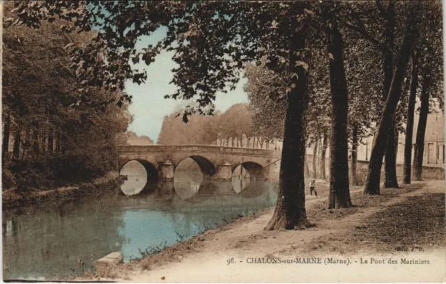CPA CHALONS-SUR-MARNE Pont des Mariniers (991080)