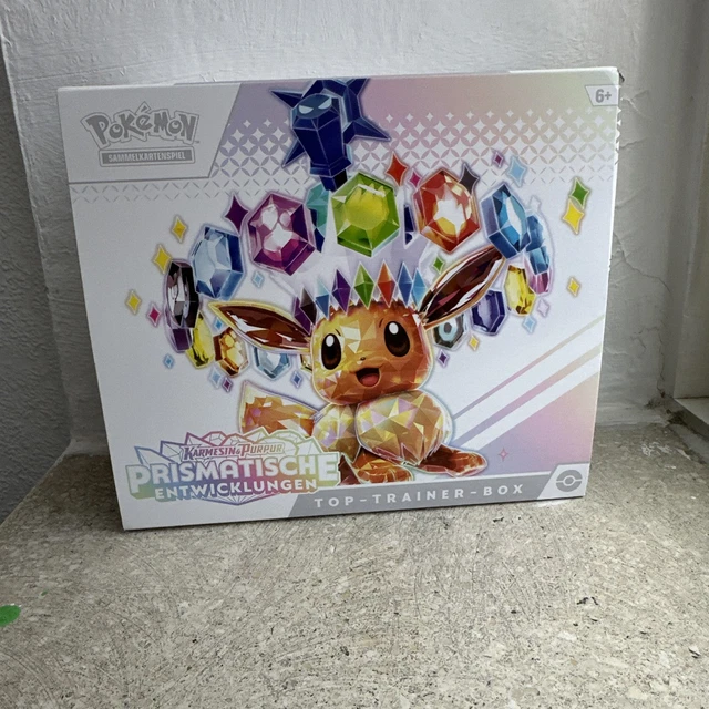 POKEMON PRISMATISCHE ENTWICKLUNGEN Top Trainer Box DE EUR 20,00 PicClick DE