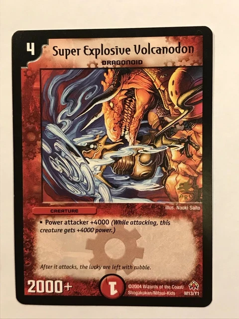 英語版デュエルマスターズ Super Explosive Volcanodon 英語版デュエル