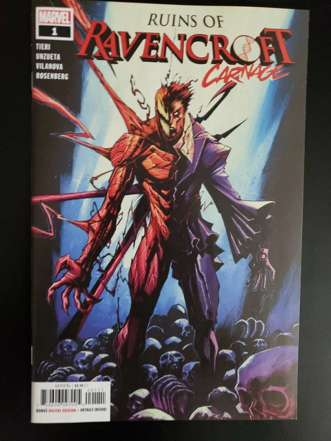 Ruins of Ravencroft Carnage #1 1st Printing 1st Appearance Cortland Kasady 2020