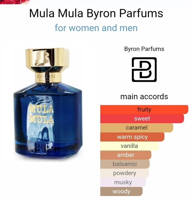 BYRON PARFUMS DE Rue Mula Mula 100ml Extrait de Parfum Unboxed