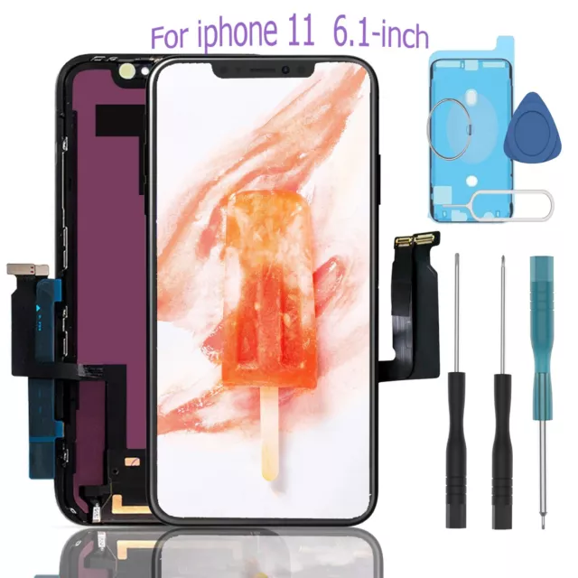 For iPhone 11 LCD Display Touch Screen Replacement Digitizer Assembly A++Quality