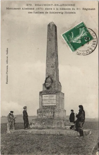 CPA BEAUMONT-en-ARGONNE - German Monument (134903)