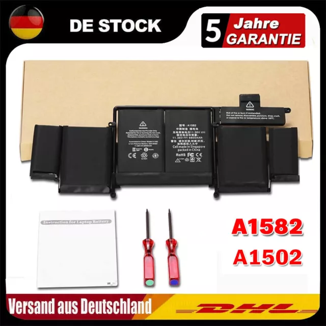 Batteria originale A1582 per Apple Macbook Pro 13" Retina A1493 A1502 2013 2014 2015
