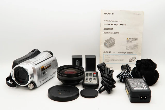 N MINT Sony HDR-SR11 Handycam HD Camcorder 10.2 MP High Definition 1080P bundle