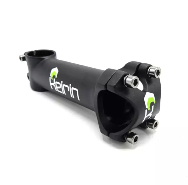 Keirin Road MTB Bike Threadless Stem 130mm 1 1/8 x 31.8mm +/-7° Black 0026-S13