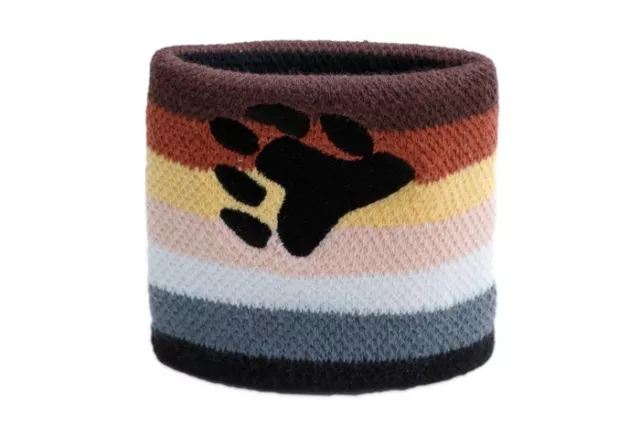 Schweißband Fahne Flagge Gay Pride Bear 7x8cm Armband für Sport