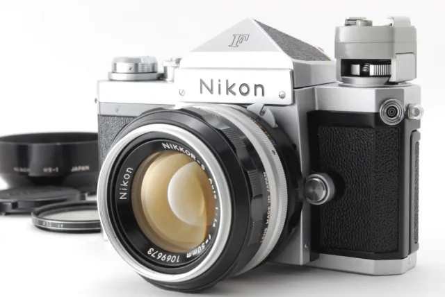 [Exc++] Nikon F Eye Level w/NIKKOR S AUTO 50mm F1.4 from Japan #C429h356