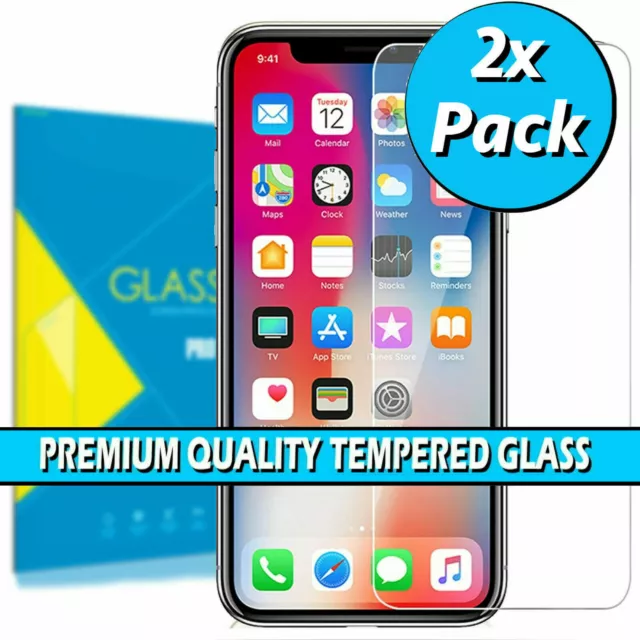 Screen Protector For iPhone 15 14 13 12 11 Pro Max Mini XR X XS  Tempered Glass