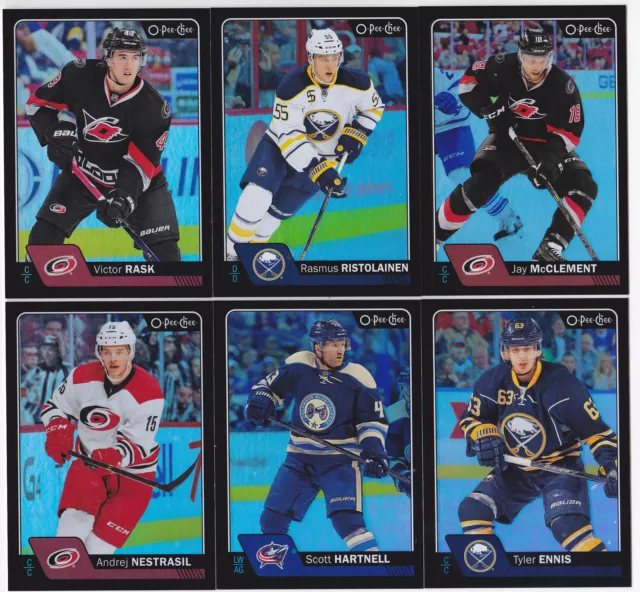 16-17 OPC Tyler Ennis /100 Rainbow Black OPEECHEE Sabres 2016