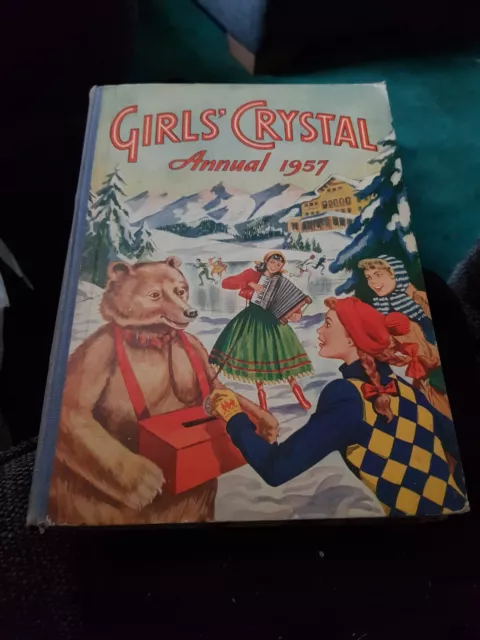 Girla Crystal Annual 1957 X VERY GOOD CONDITION FOR AGE X 3118 X