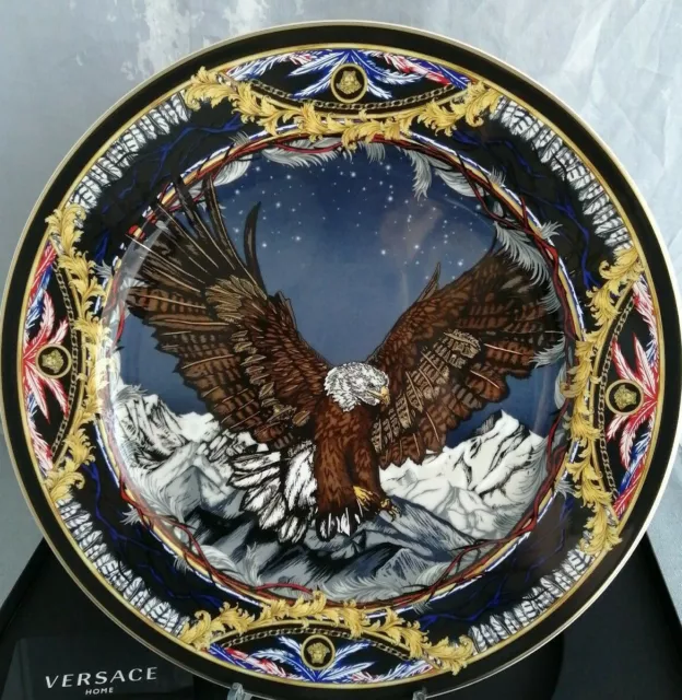 Rosenthal Versace Le Règne Animal Sam Adler Wandteller 30 cm Neu & Ovp