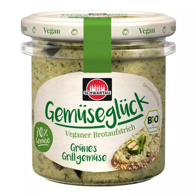Schwartau Gemüseglück Bio Crema Spalmabile Verde