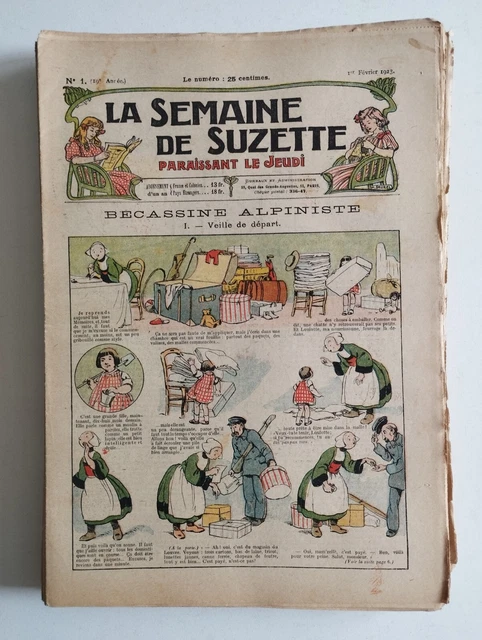 ALBUM RELIURE LA SEMAINE DE SUZETTE - Premier Semestre 1950 - Très Bel