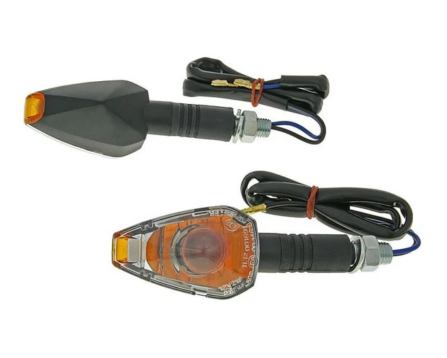 SCOOTER MOPED INDICATOR Light Set M10 Thread Clear Crystal EUR 29,63 PicClick FR