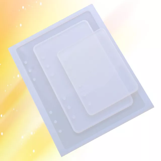 9 Pcs Crystal Epoxy Silicome Mold Transparent Book Soap Dish