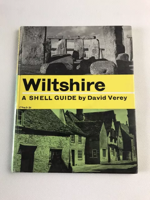 Wiltshire A Shell Guide David Verey 1956 Hardcover Local History Buildings Book