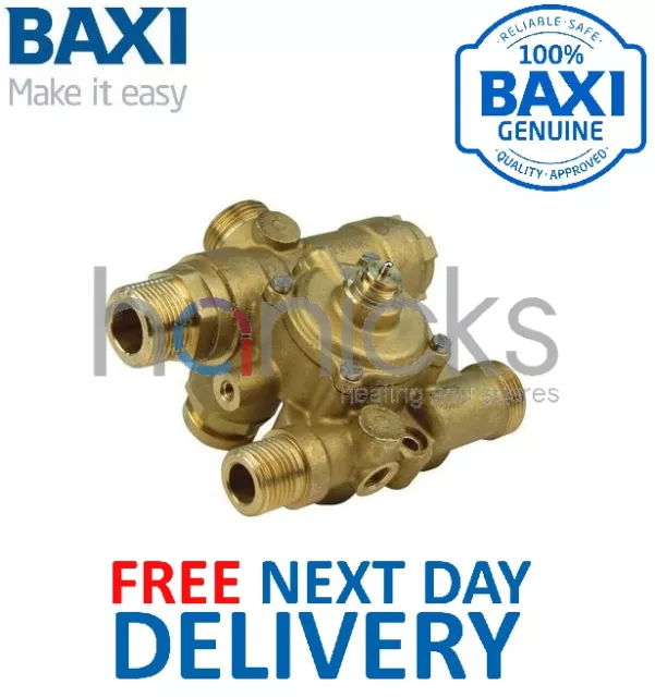 Baxi Combi Instantané 80 100 E, He Inverseur Valve 248727 Véritable Neuf