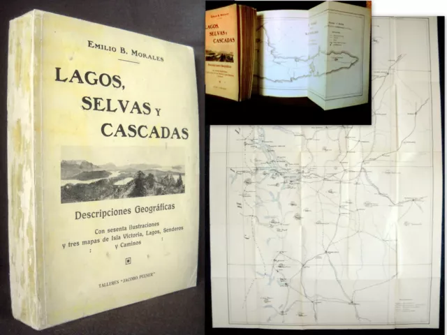 LAGOS SELVAS y CASCADAS Amerique Sud Argentine Argentina Lac Foret Cascade c1917