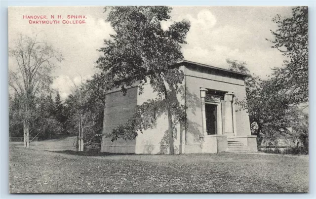 Postcard Hanover NH Sphinx, Dartmouth College I186