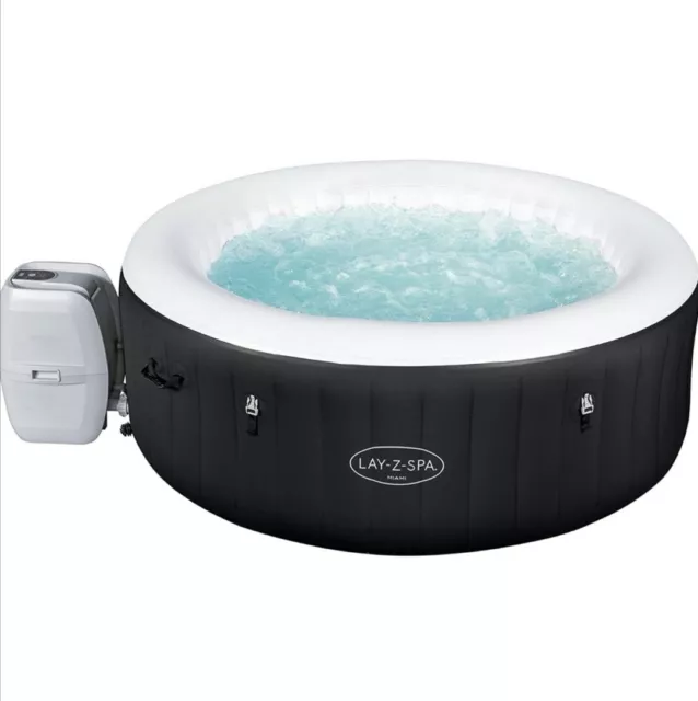 Lay Z Spa 2-4 Person Inflatable Miami Hot Tub 2021 Model - Bestway