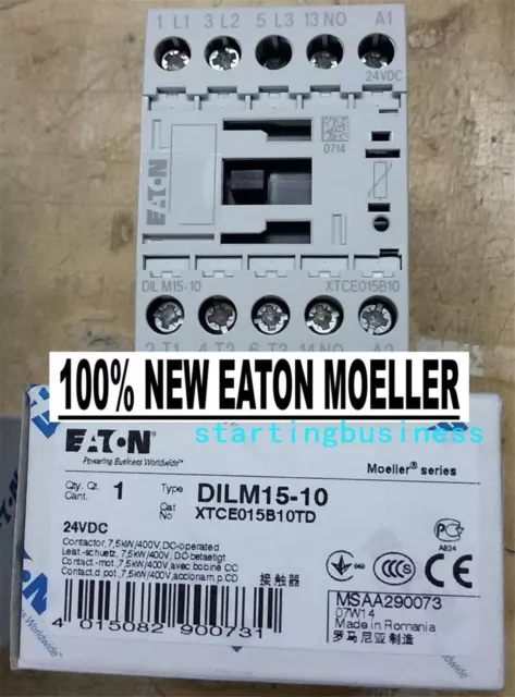 100% NEW MOELLER EATON DILM15-10 24VDC in BOX