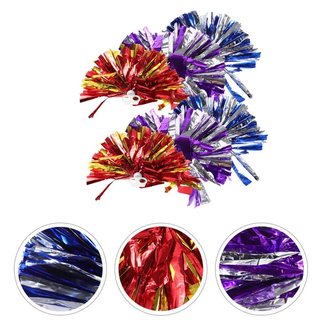 6 Pcs Cheerleading Flower Ball Cheerleader Pompoms Cheer Girl Pom Pom Props