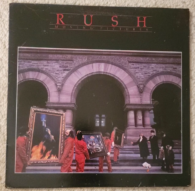 Rush Moving Pictures LP Mercury ORIGINAL NO UPC CODE w/Original Insert