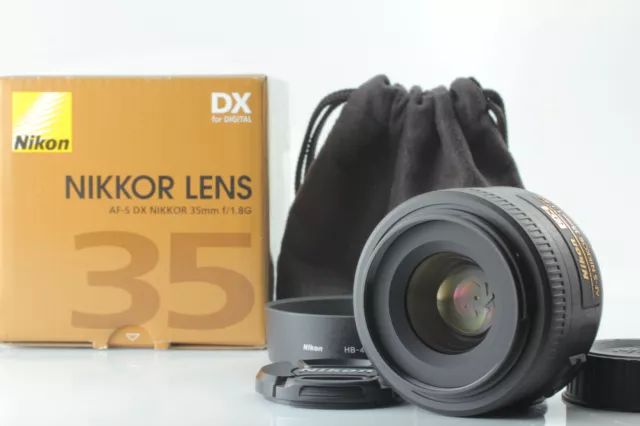 【Almost Unused in Box】Nikon Nikkor AF-S DX 35 mm f/1.8G ASPH Lens Japan #638