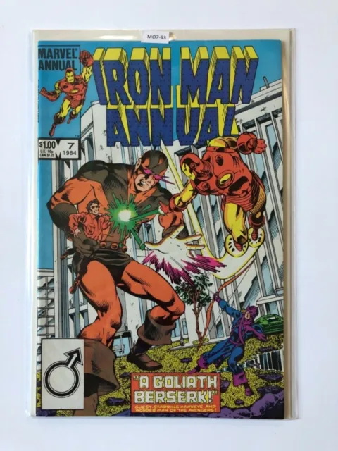 Iron Man vol.1 Annual #7 1984 High Grade 9.0 Marvel Comic Book MO7-63