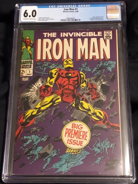 Invincible Iron Man #1 1968 Marvel Comics CGC 6.0 3